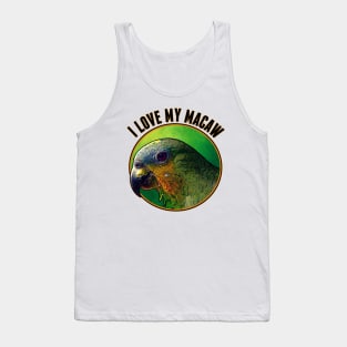 I Love My Macaw Tank Top